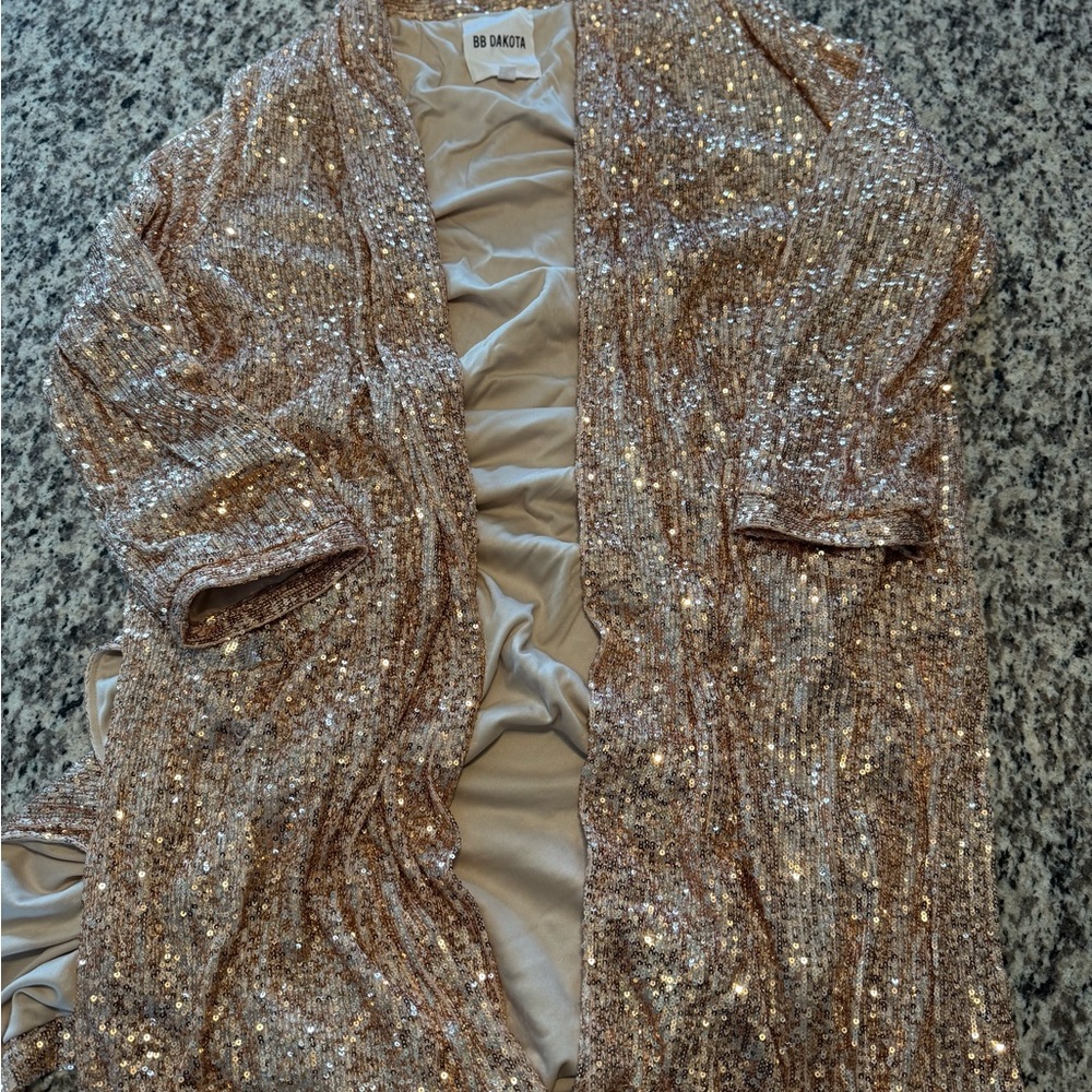 BB Dakota Glittering Sequin Cardigan